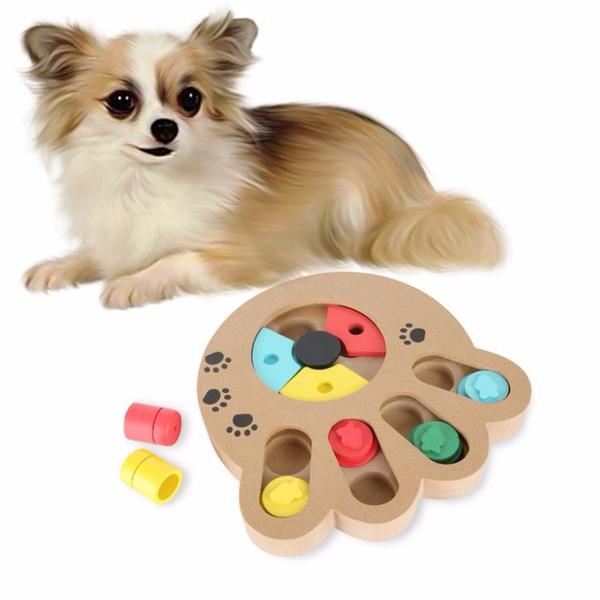 Интеллектуальная игрушка с кормом для собак